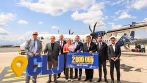 Pasagerul cu numărul 2.000.000 a sosit pe aeroportul din Cluj-Napoca