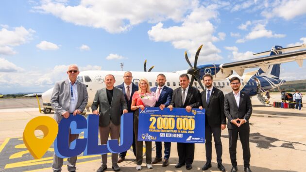 Pasagerul cu numărul 2.000.000 a sosit pe aeroportul din Cluj-Napoca