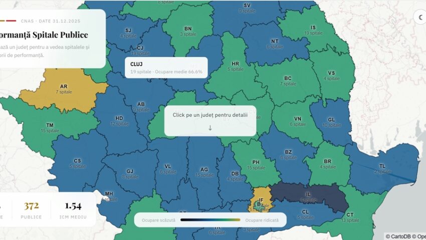 CNAS a lansat o plaformă pentru monitorizarea sistemului spitalicesc