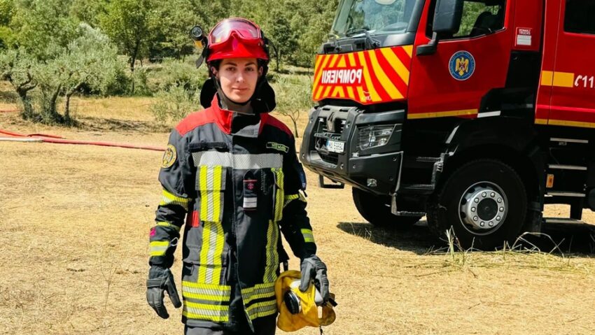Maria de la ISU Sibiu este singura femeie din echipa românească aflată în Franța