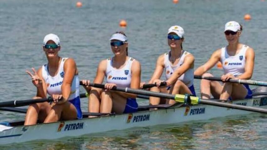 Aur și bronz pentru România la Campionatele Mondiale de canotaj U19 de la Plovdiv