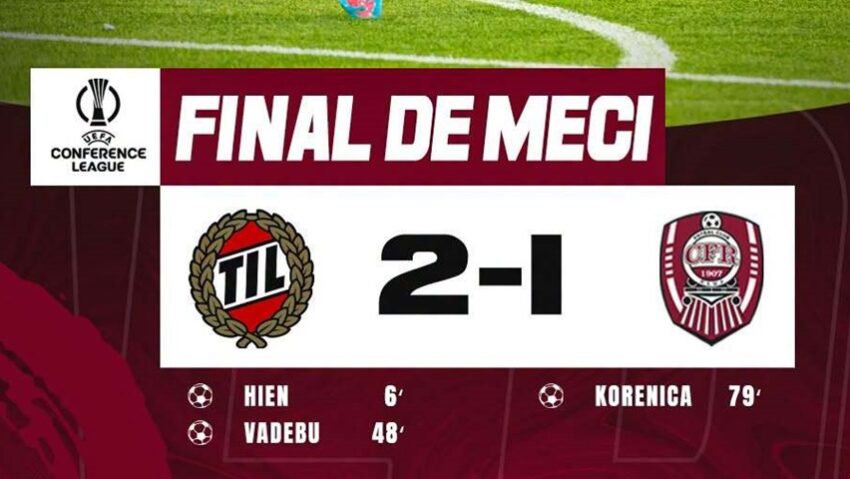 CFR Cluj, eliminată din Conference League