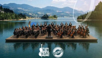 Concert simfonic în mijlocul lacului!