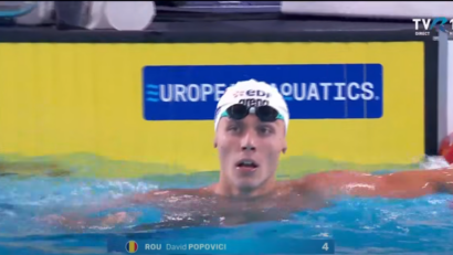 David Popovici și-a trecut în palmares un nou titlu european