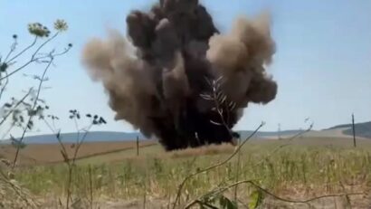 Avioanele F-18 au doborât încă o dronă aflată în spațiul nostru aerian