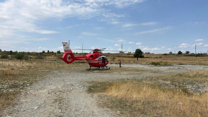 Adolescent de 17 ani, preluat cu elicopterul din Făgăraș