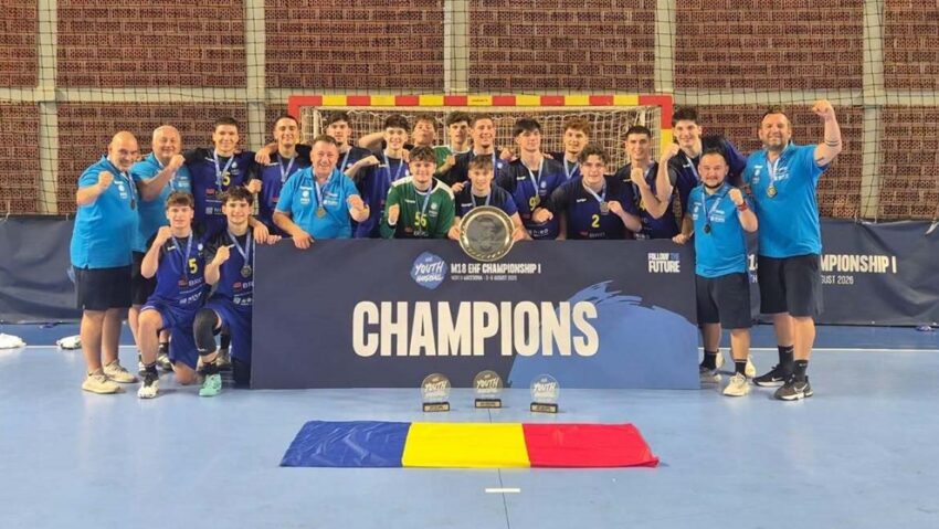 România, triumf la Skopje și calificare la Europeanul U20 de handbal masculin