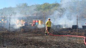 14 incendii, în doar 24 de ore. Peste 30 de hectare de vegetație și pădure au fost cuprinse de flăcări