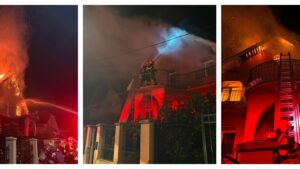 Incendiu violent, în toiul nopții