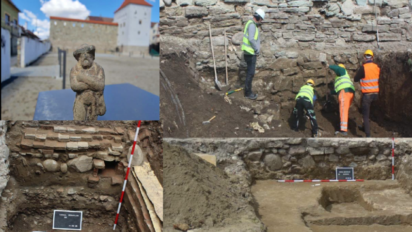 Descoperiri arheologice spectaculoase în centrul Bistriței