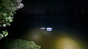 Mașină căzută în râul Olt