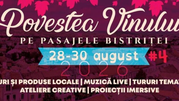 Pasajele istorice ale Bistriței prind viață la finalul lunii august