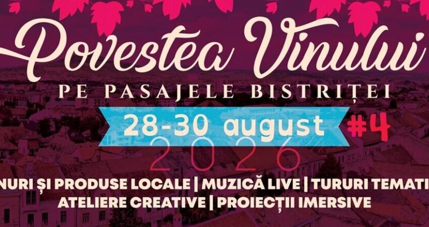 Pasajele istorice ale Bistriței prind viață la finalul lunii august