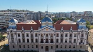Lucrările la fostul Palat al Finanțelor, la final