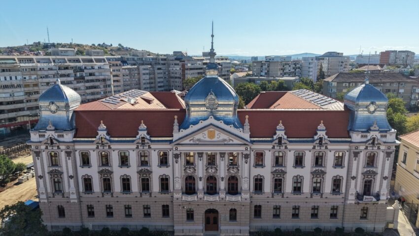 Lucrările la fostul Palat al Finanțelor, la final