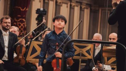 La 11 ani, câștigător al Premiului I, Secțiunea Vioară, la Concursul Internațional George Enescu