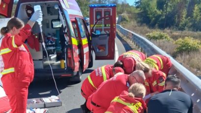 Accident grav pe DN 76: un motociclist este resuscitat | UPDATE