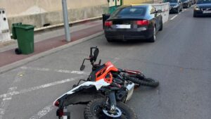 Un bărbat a ajuns la spital în urma unui accident rutier