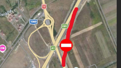 Restricții la intrarea în Sibiu pe A1