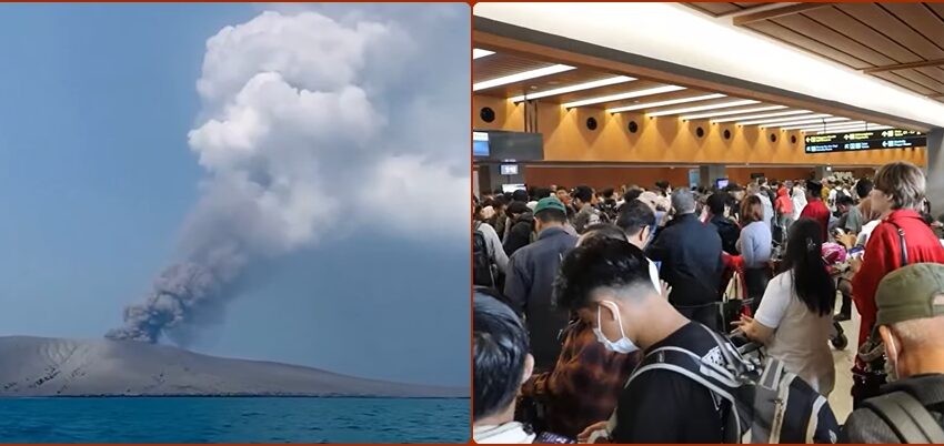 Aeroporturile din Jakarta, închise din cauza erupției vulcanului Anak Krakatau