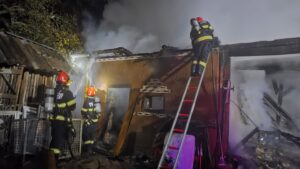 Incendiu la o gospodărie