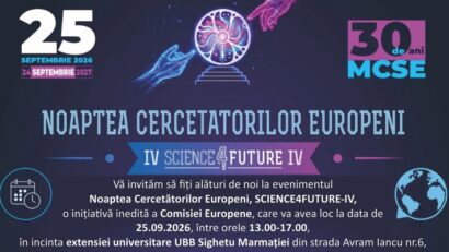 Noaptea Cercetătorilor Europeni ajunge la Sighetu Marmației
