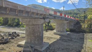 Podul Abatorului din Sighetu Marmației a intrat în reparații