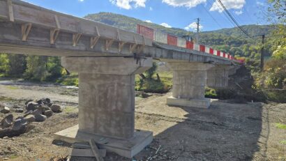 Podul Abatorului din Sighetu Marmației a intrat în reparații