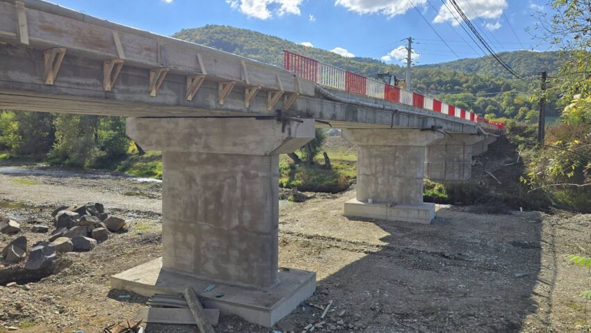 Podul Abatorului din Sighetu Marmației a intrat în reparații