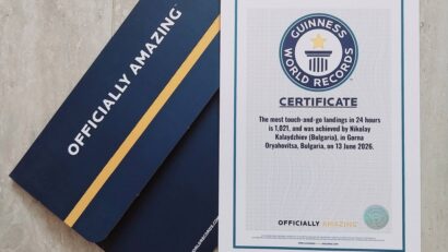 Peste 1.000 de decolări și aterizări pentru un record Guinness