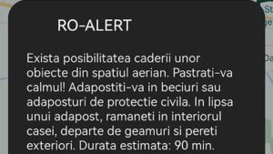 Dronă detectată în apropierea graniței