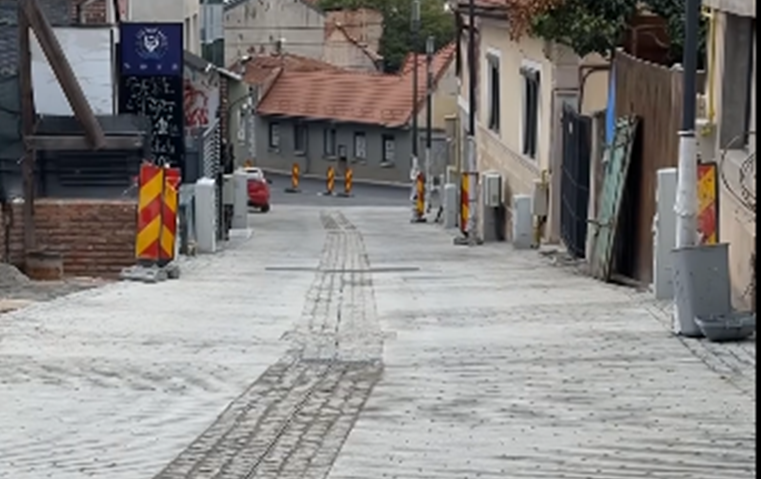 Modernizarea „străzii studenților” din Cluj se apropie de final