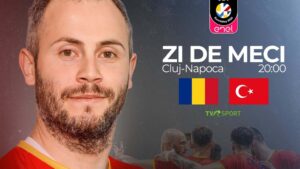 România – Turcia se joacă în Sala Polivalentă