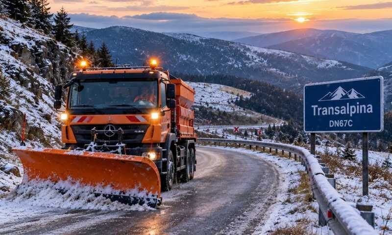S-a închis circulația între Rânca şi Obârşia Lotrului !
