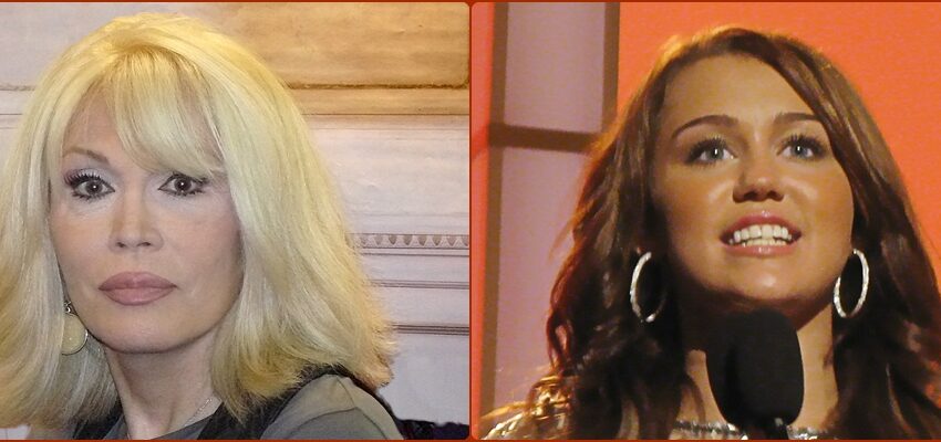 Amanda Lear reclamă asemănări cu o piesă a lui Miley Cyrus
