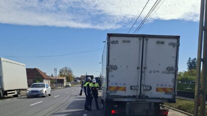 Polițiștii au luat la control transporturile de mărfuri din Maramureș