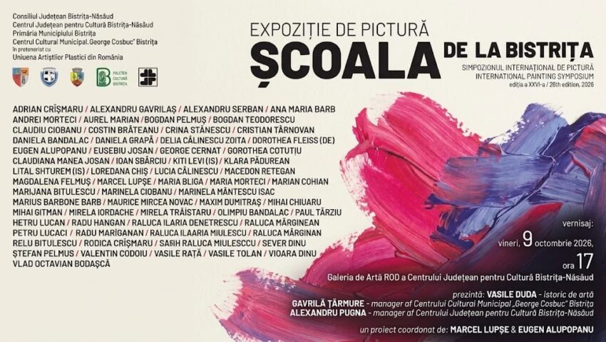 „Școala de la Bistrița” aduce arta internațională în oraș