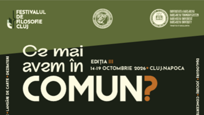 „Ce mai avem în comun?”, tema Festivalului de Filosofie de la Cluj