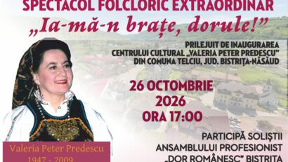 Noul Centru Cultural din comuna Telciu va fi inaugurat oficial luni, 26 octombrie