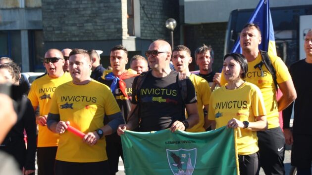Ștafeta Veteranilor Invictus ajunge la Bistrița