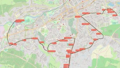 Cea mai lungă linie de autobuz din Cluj-Napoca leagă cinci cartiere