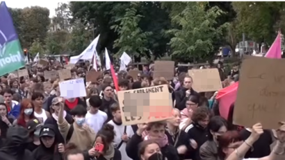 Proteste în Franța pentru condiții mai bune în educație